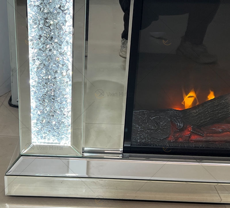 Mirrored Fireplace WXF1029
